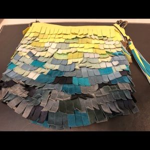 Coach Suede Fringe Hobo Bag